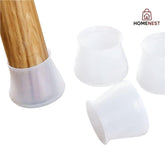Pack of 4 Silicone Chair Leg Cap - Furniture Table Feet Cover Bottom Pad - Rubber Floor Protector