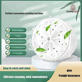Mini Portable Ultrasonic Turbine Washing Machine Turner USB Powered