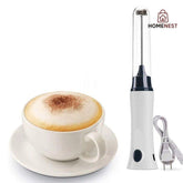 Rechargeable Handheld Electric Coffee Mixer