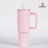 40OZ INSULATED STAINLESS STEEL TUMBLER - LIGHT PINK