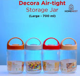Decora Airtight storage Jar PACK OF 4