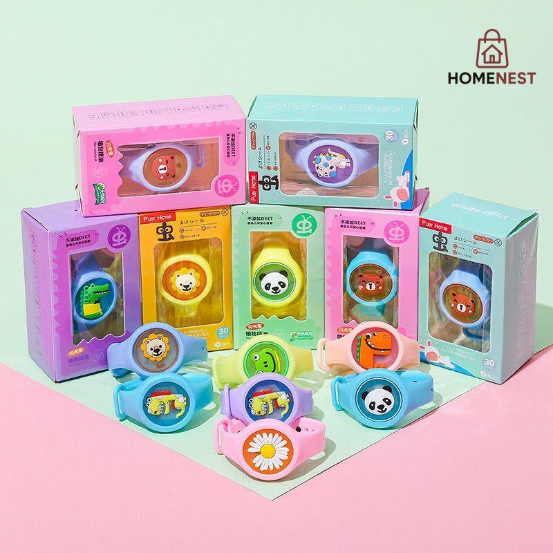 Kids Mosquito Repellant Colorful Watch