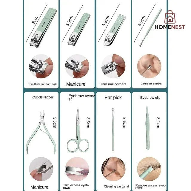 16 Pcs Manicure Pedicure Set