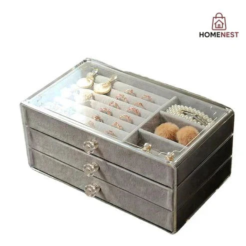 Acrylic 3Drawer Jewelry Organizer