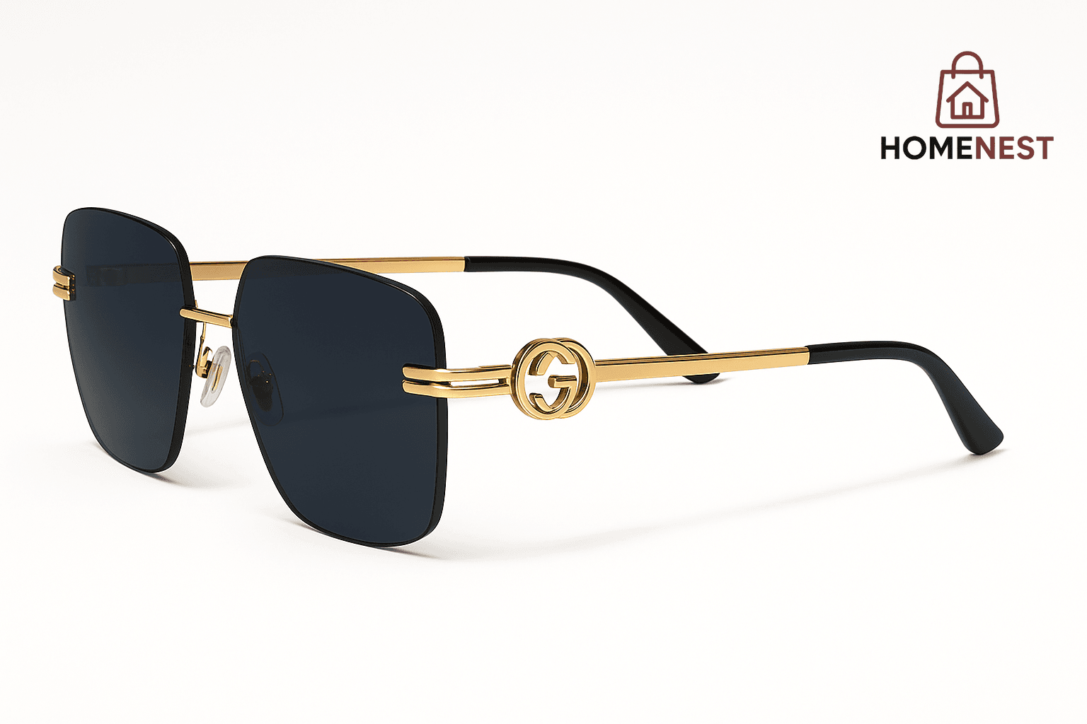 Black & Gold Sunglasses