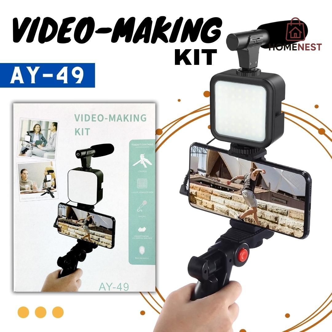 All in one Vlogging Video Making Kit-Azadi Sale