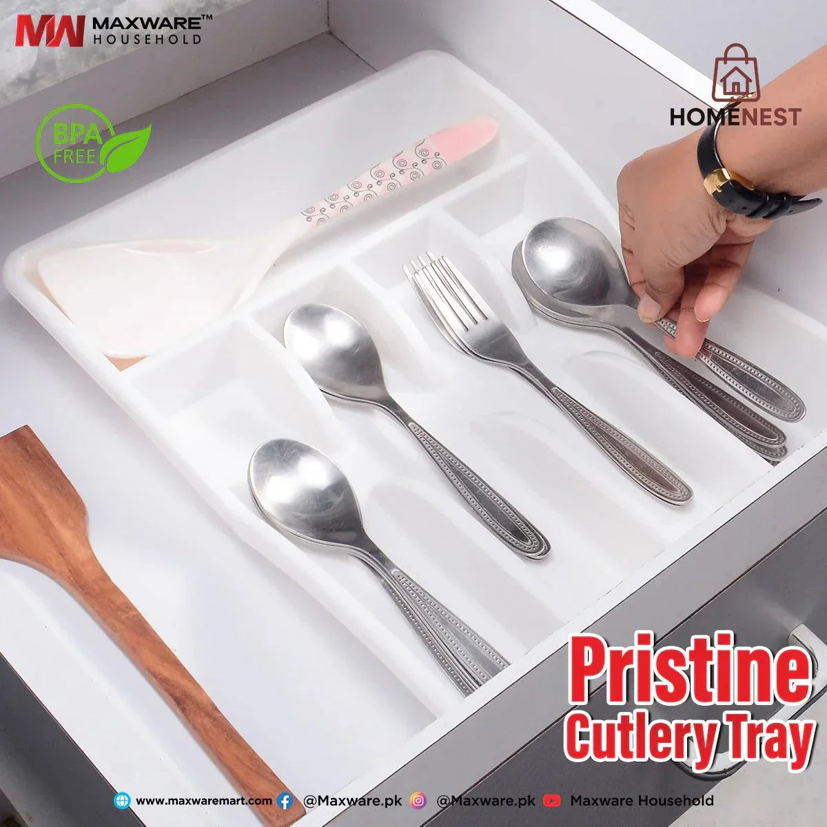 Pristine Cutlery Tray