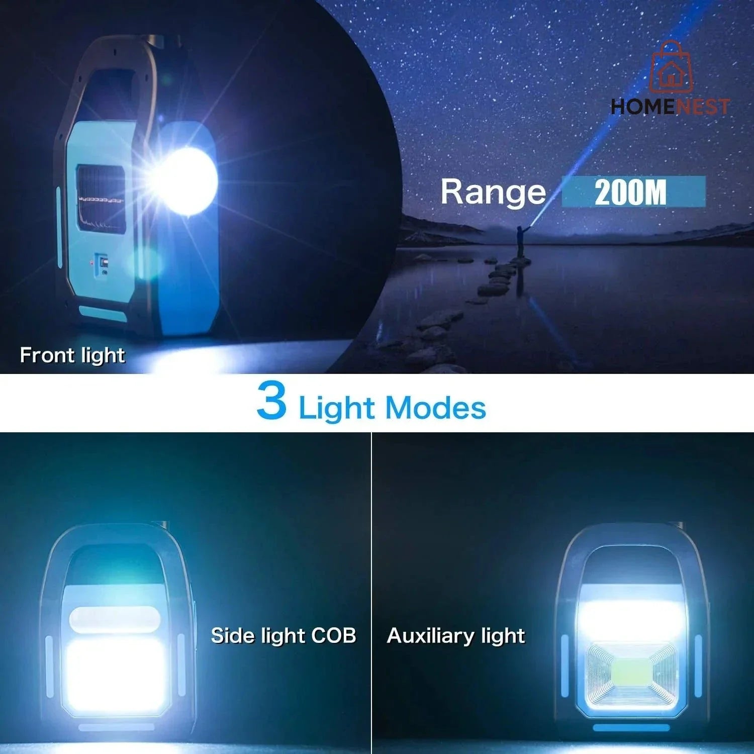 Emergency Rechargeable solar light