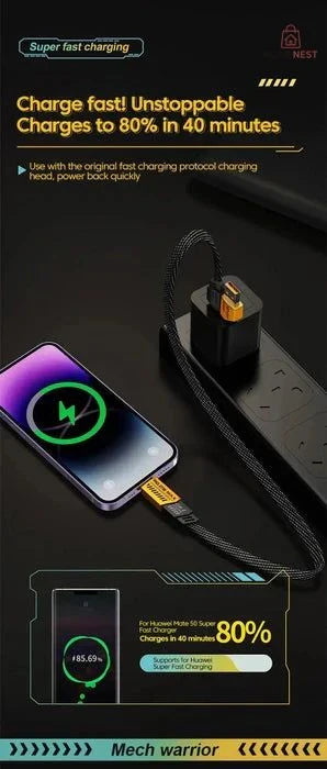 4 in 1 USB C Charging Cable 65W