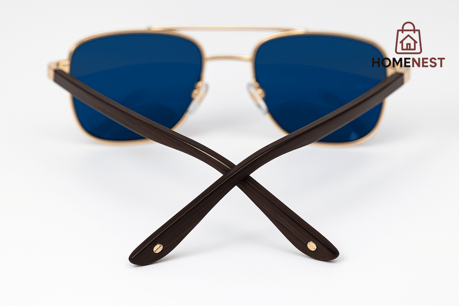 Gold & Black Sunglasses