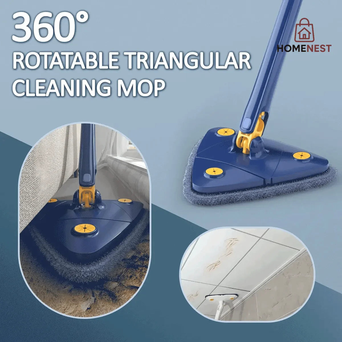 360° Rotatable Adjustable Cleaning Mop
