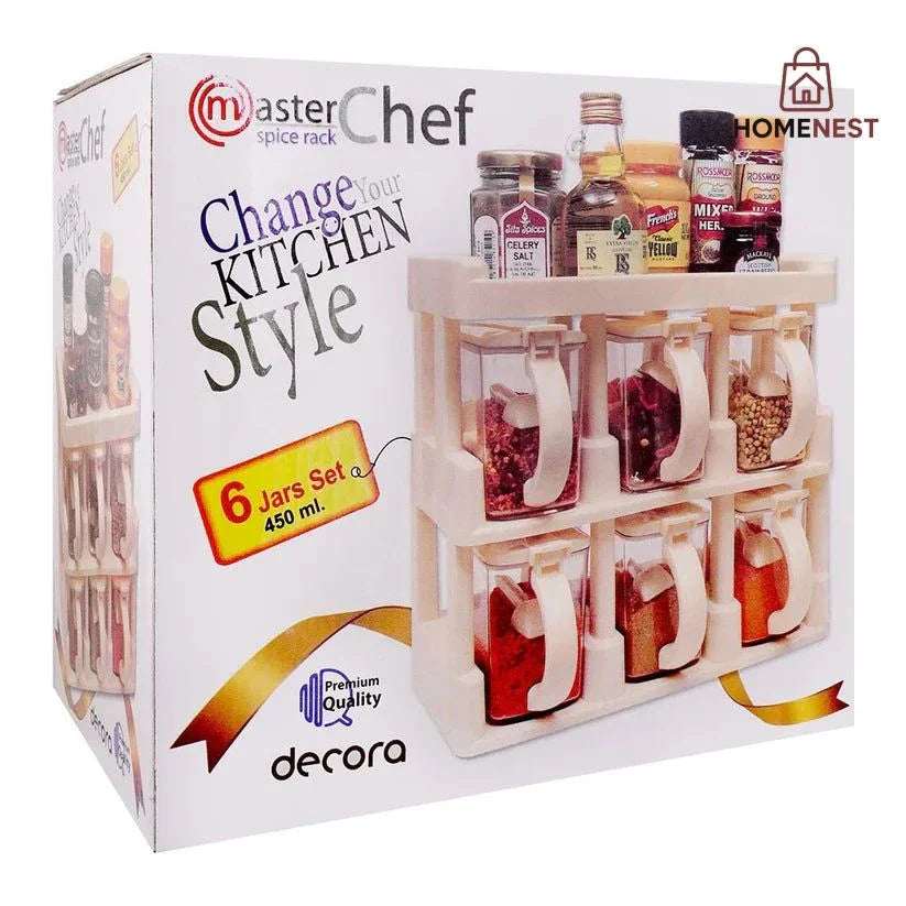Master Chef Spice Rack | 6 Pcs