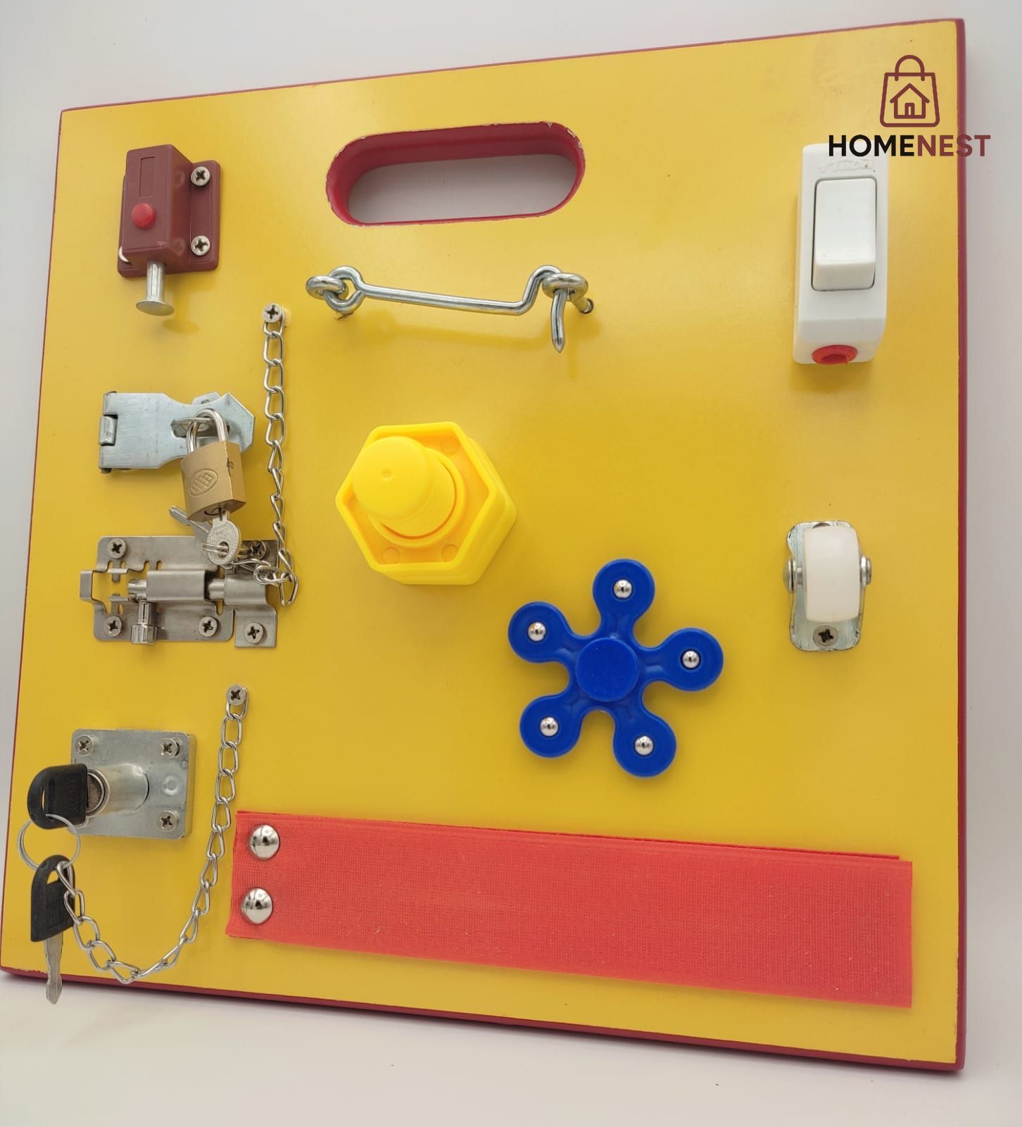 Wooden Montessori Busy Activity Learning Board