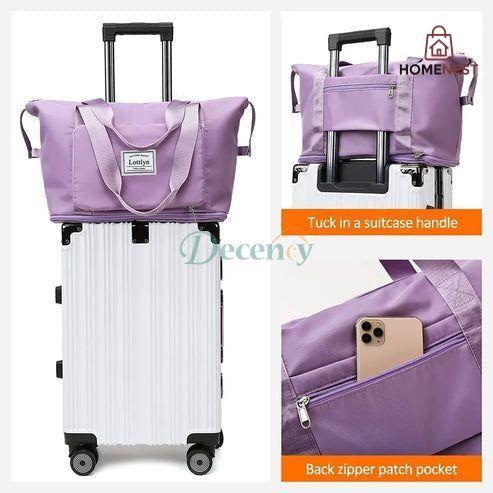 Waterproof Expandable Travel Bag ( RANDOM COLOR )