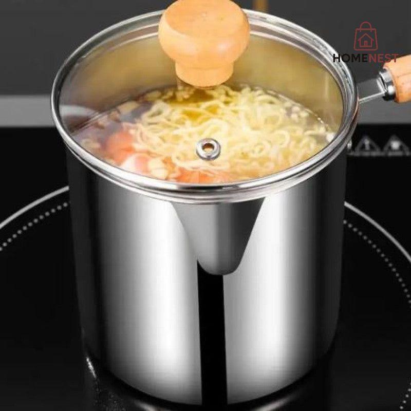 Double Layer Stainless Steel Deep Frying Pot