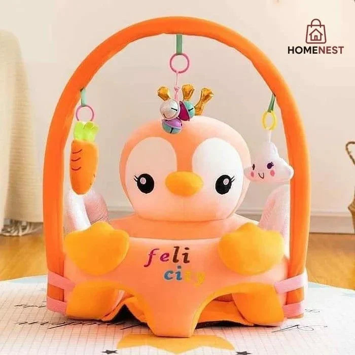 ANIMALS FACES SEAT WITH TOY BAR
