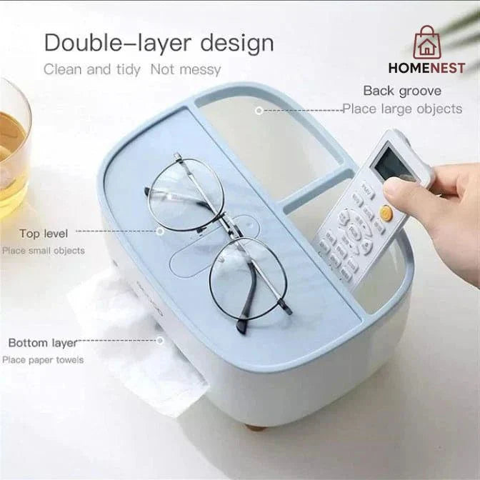 Ecoco Tissue Tissue Box with Multifunctional Holder.