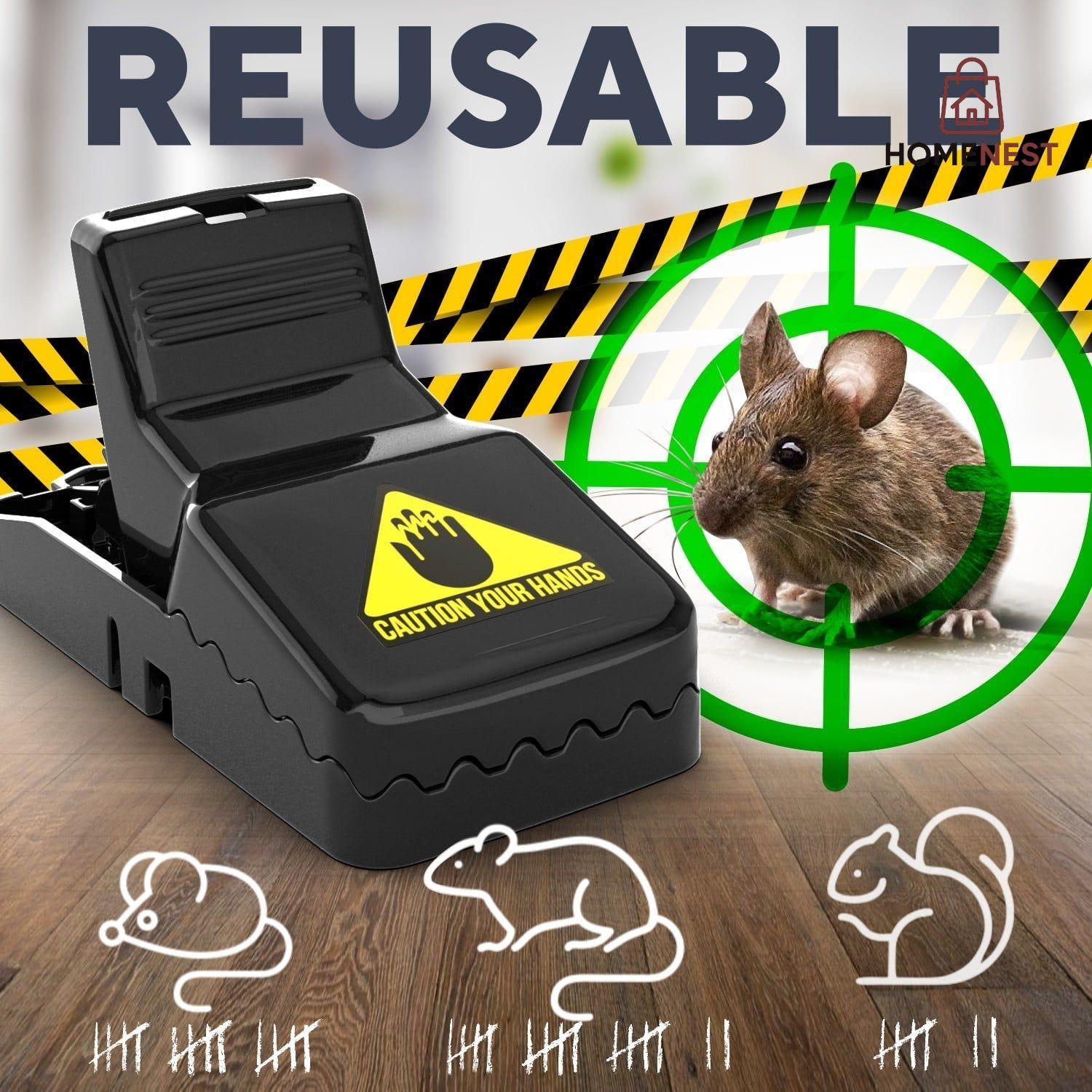 Multipurpose Plastic Mouse Trap