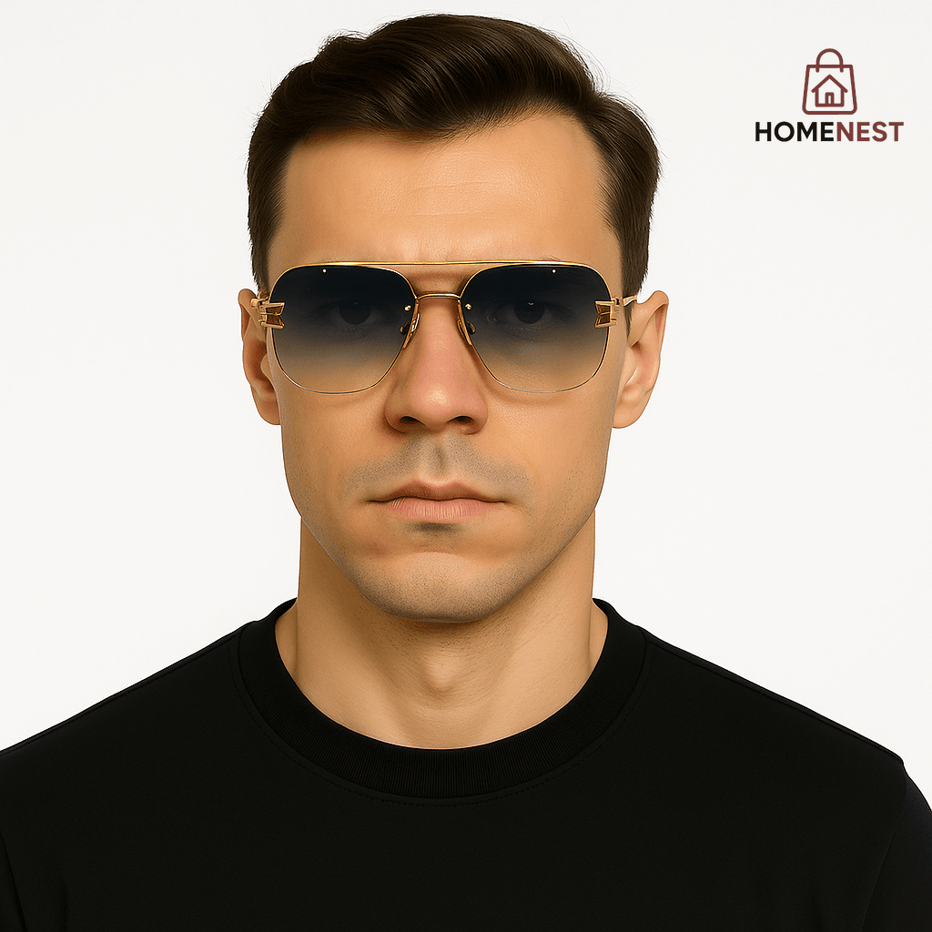 Luxury Gradient Aviator Sunglasses