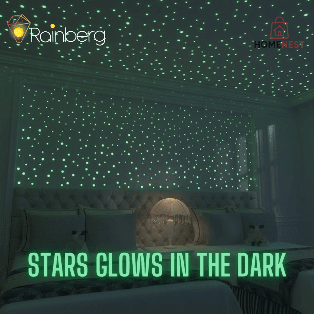 Star Luminious Wall Stickers Glow in the Dark