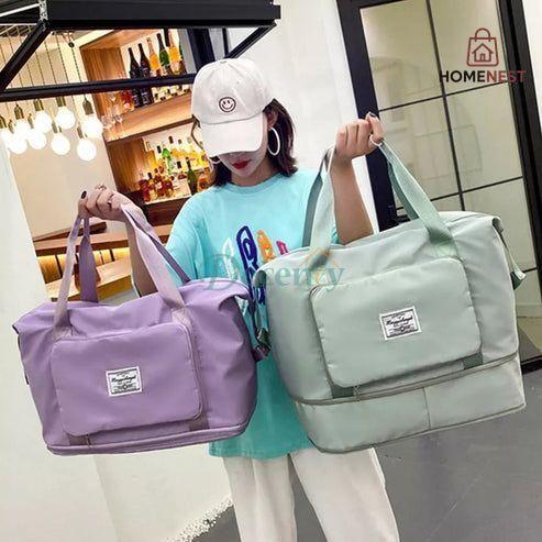 Waterproof Expandable Travel Bag ( RANDOM COLOR )