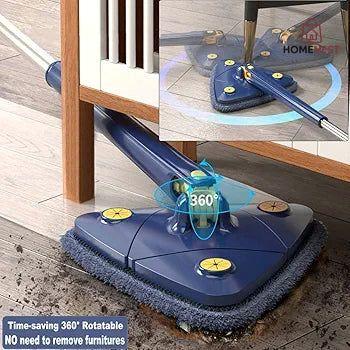 4 in 1 Triangle Mop 360 Adjustable For Cleaning Doors - Ratable - Adjustable - Mop - Brooms - Pocha - Pocha for house