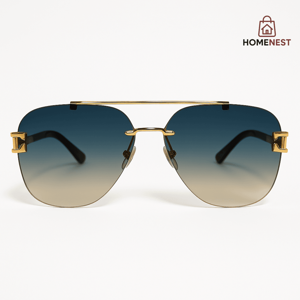 Luxury Gradient Aviator Sunglasses
