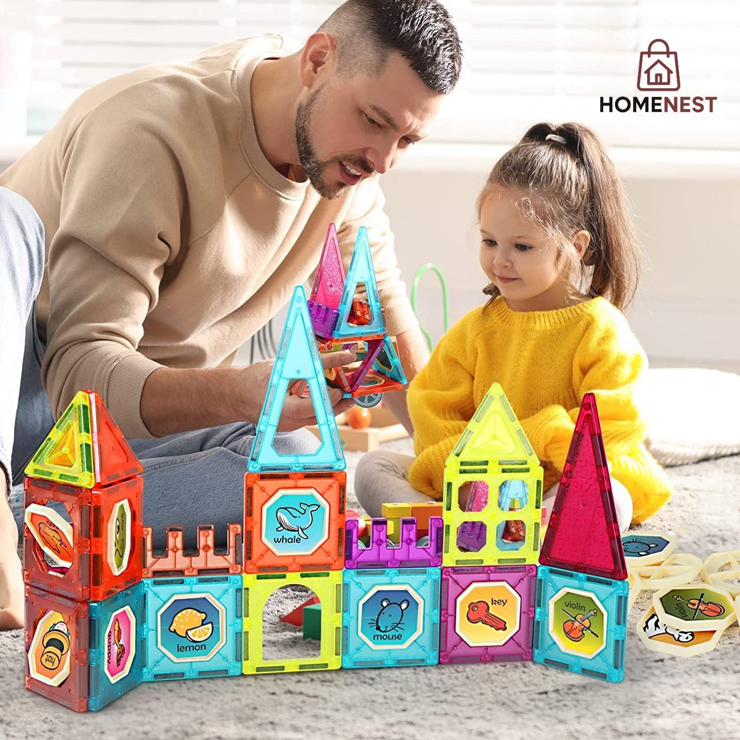 33 PCS Magnetic DIY Building Blocks