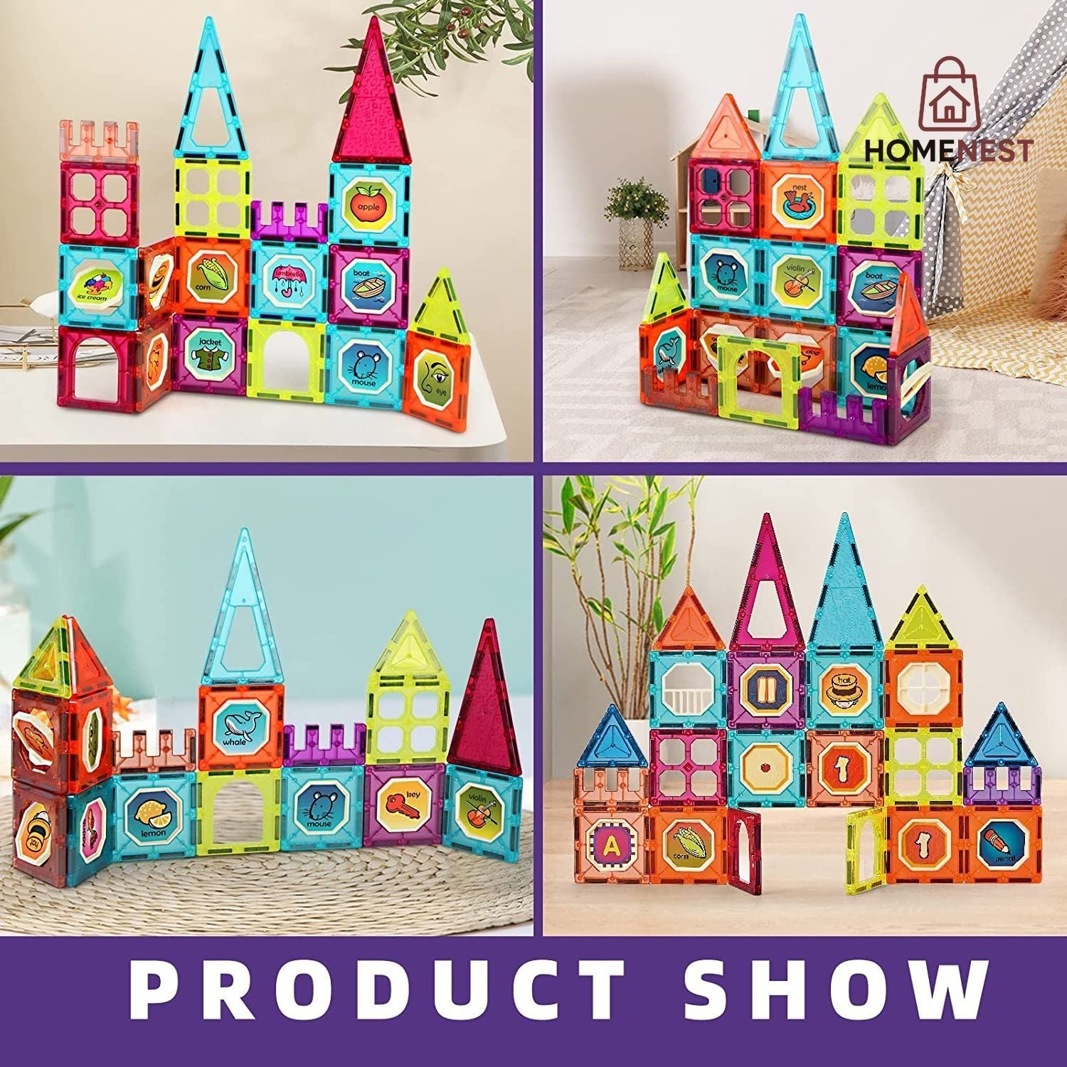 33 PCS Magnetic DIY Building Blocks