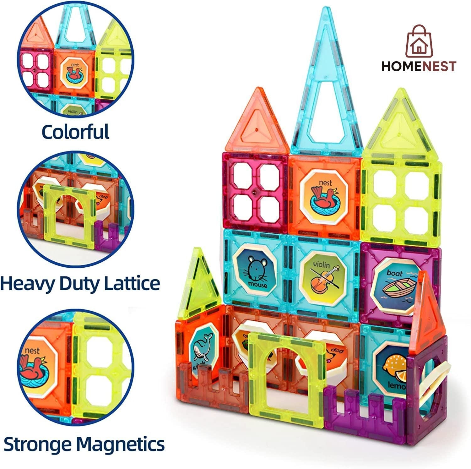 33 PCS Magnetic DIY Building Blocks