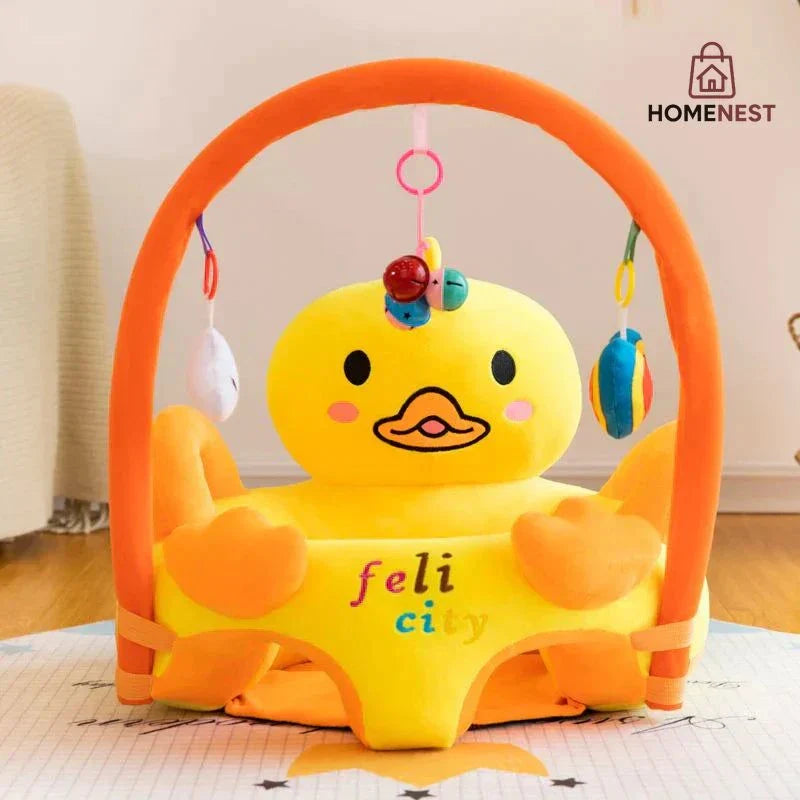 ANIMALS FACES SEAT WITH TOY BAR
