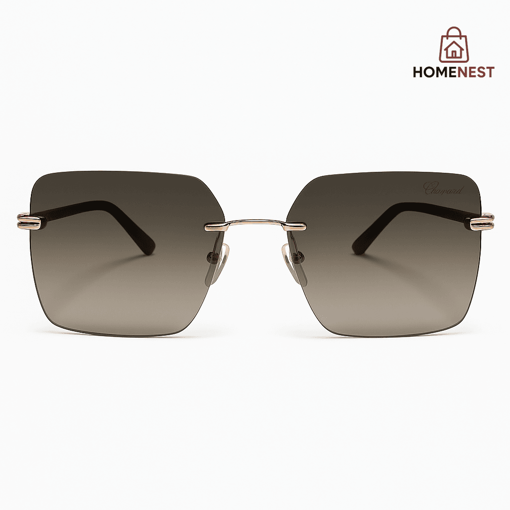 Gold Frame Gradient Sunglasses