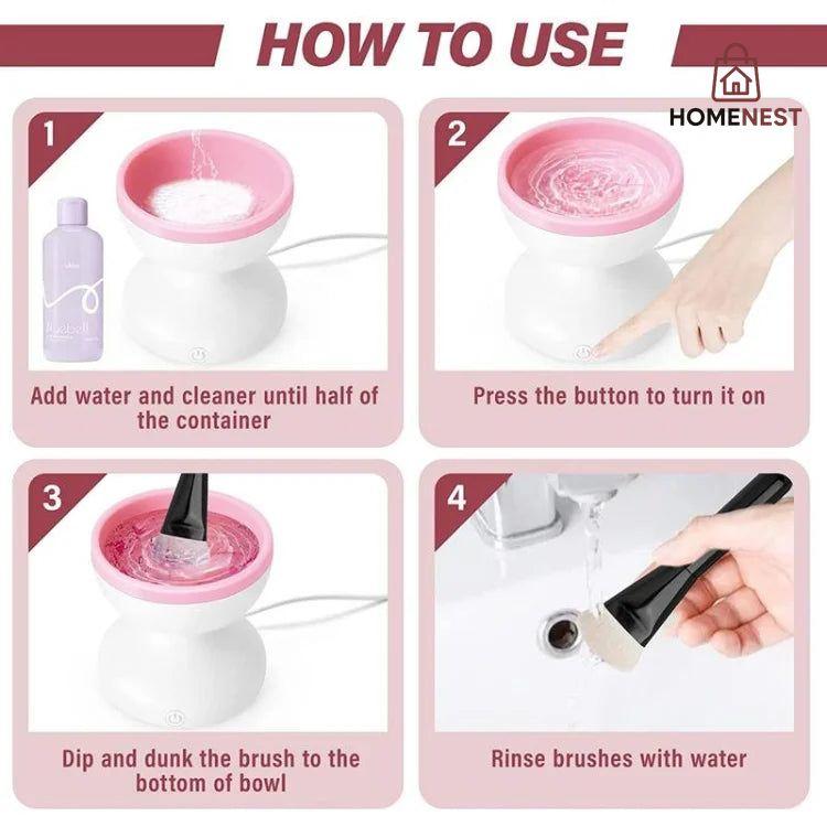 Electric Makeup Brush Cleaner
