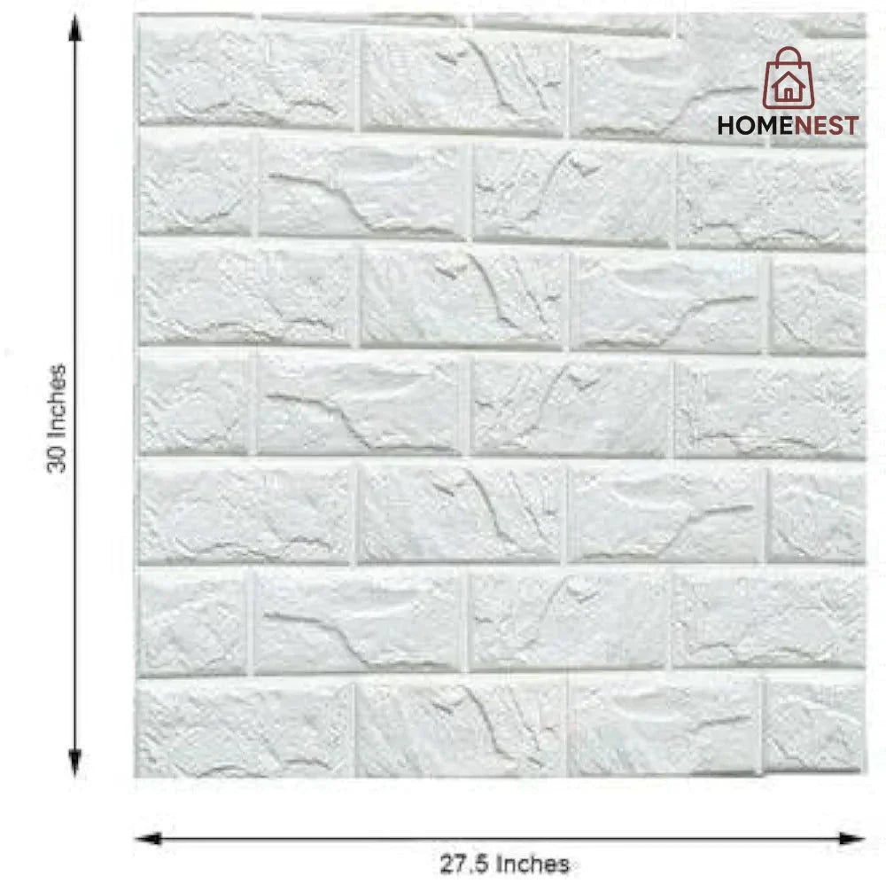 3D Brick Wall Sheets (Pack of 4)