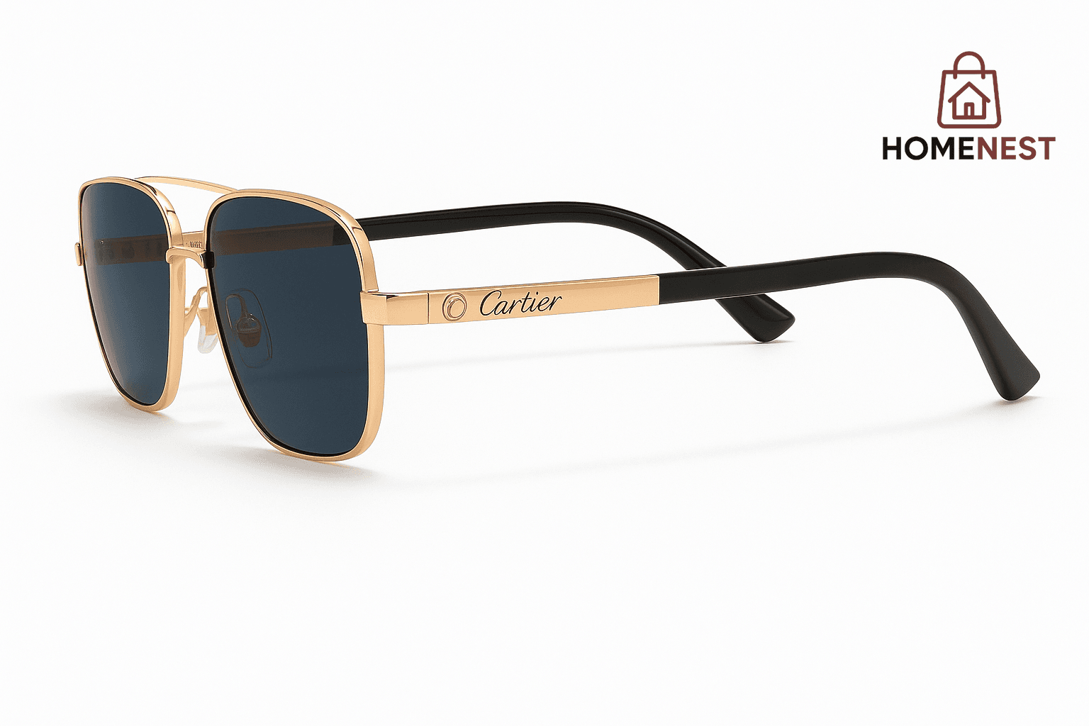 Gold & Black Sunglasses