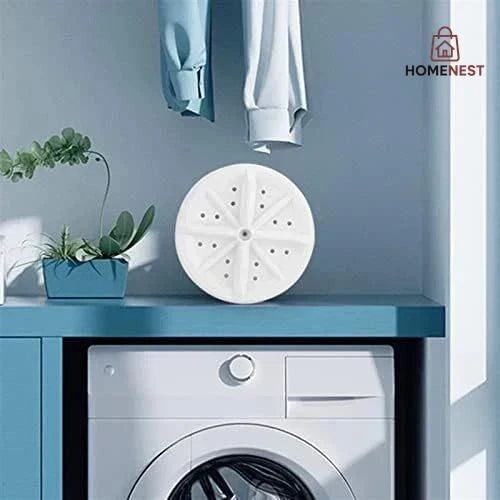Mini Portable Ultrasonic Turbine Washing Machine Turner USB Powered