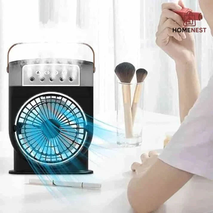 Portable Air Conditioner Humidifier Fan with Timing Function