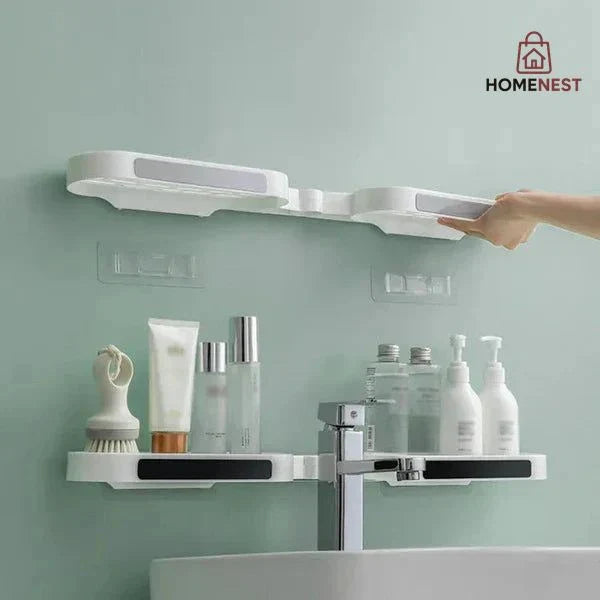 Mounted Shelf Storage Bathroom Revolving Rack