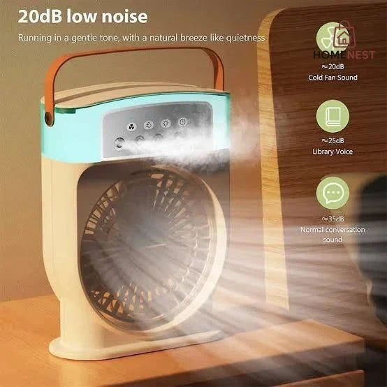 Portable Air Conditioner Humidifier Fan with Timing Function