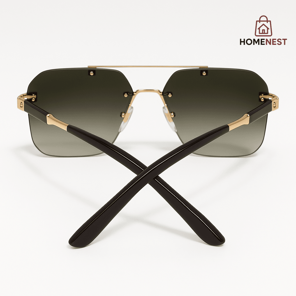 Gold & Black Arms sunglasses