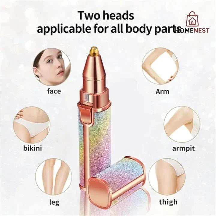 2 in 1 Battery Operated Eyebrow Trimmer