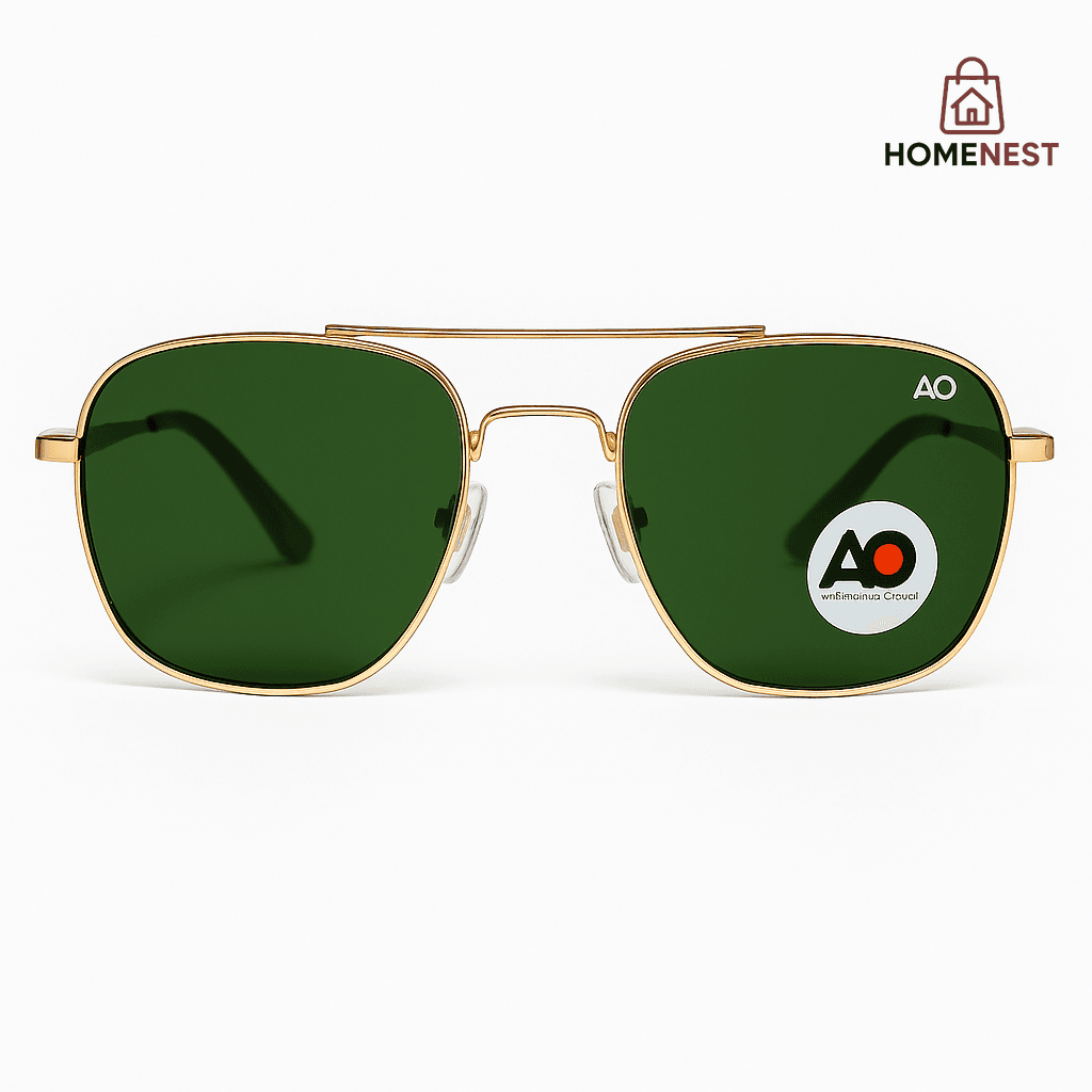 Gold Frame Aviator Sunglasses