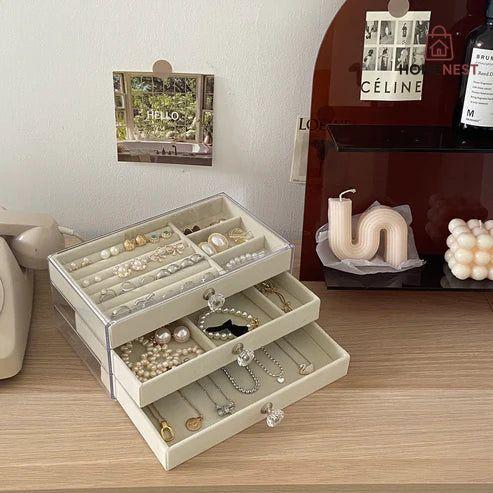 Acrylic 3Drawer Jewelry Organizer