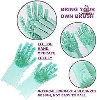 Silicone Washing Gloves