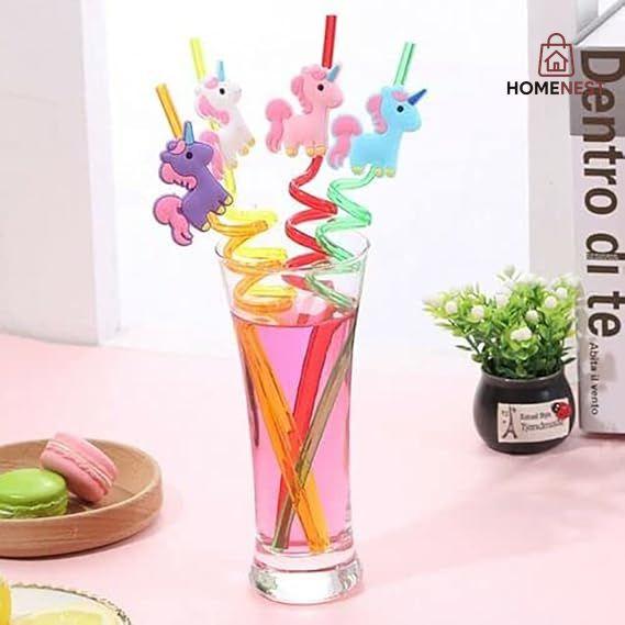 PACK OF 4 ACRYLIC STRAW