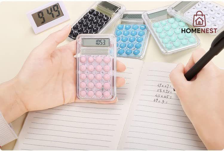 Mini Transparent Pocket Calculator (Pack of 2)