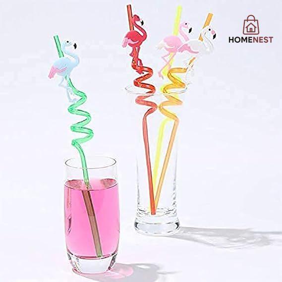 PACK OF 4 ACRYLIC STRAW