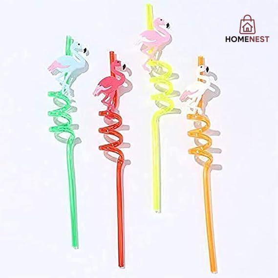 PACK OF 4 ACRYLIC STRAW
