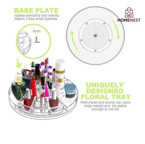 Rotatable Cosmetic Storage Rack