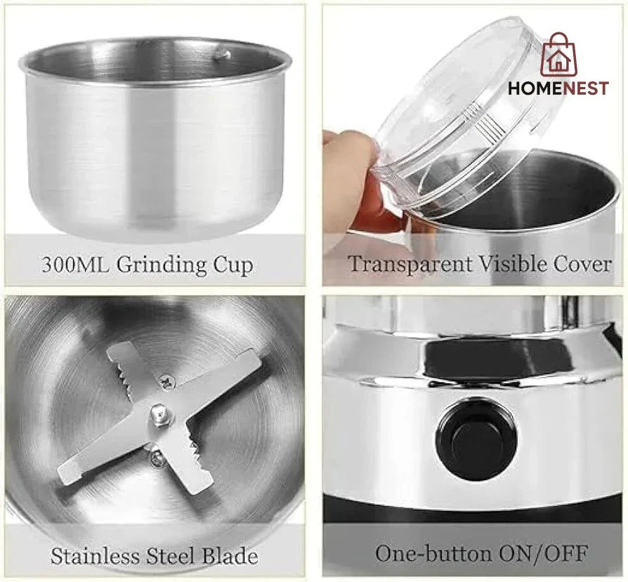 NIMA Electric Grinder Stainless Steel Coffee
